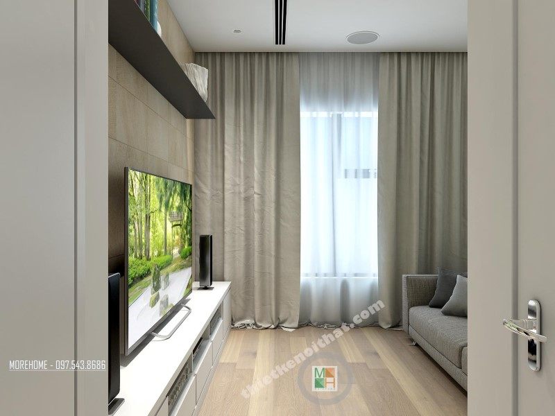 Thiết kế nội thất khu vực thư giãn chung cư VINHOME Nguyễn Chí Thanh